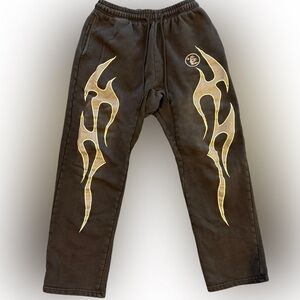 HELLSTAR Grey flame Sweatpants